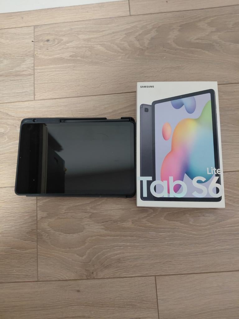 Samsung Galaxy Tab S6 Lite met hoesje, 10 inch, Ophalen of Verzenden, Zo goed als nieuw, Samsung