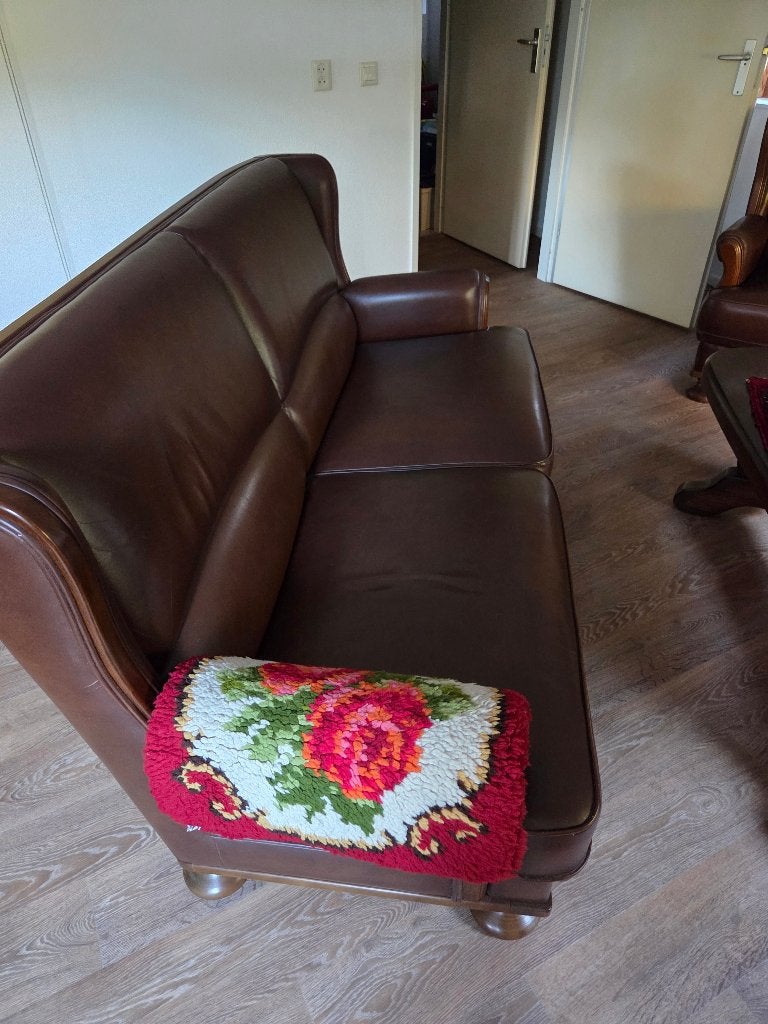 gratis op halen, Huis en Inrichting, Ophalen, Alles leer, 150 tot 200 cm, Zo goed als nieuw