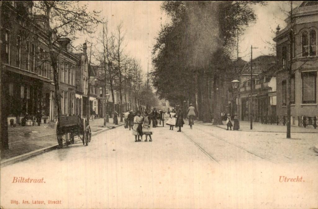 Utrecht - Biltstraat - Straatbeeld, Ophalen of Verzenden, Voor 1920, Gelopen, Utrecht