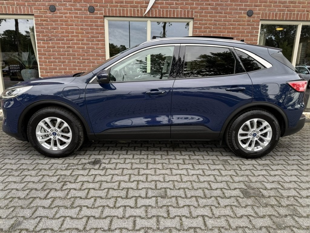 Ford Kuga 2.5 PHEV Titanium X PANODAK / SCHUIF.KANTELDAK / T, 14 kWh, Gebruikt, 4 cilinders, Blauw