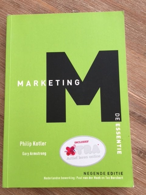 Te koop: marketing - de essentie., Ophalen of Verzenden, Alpha, Zo goed als nieuw, HBO