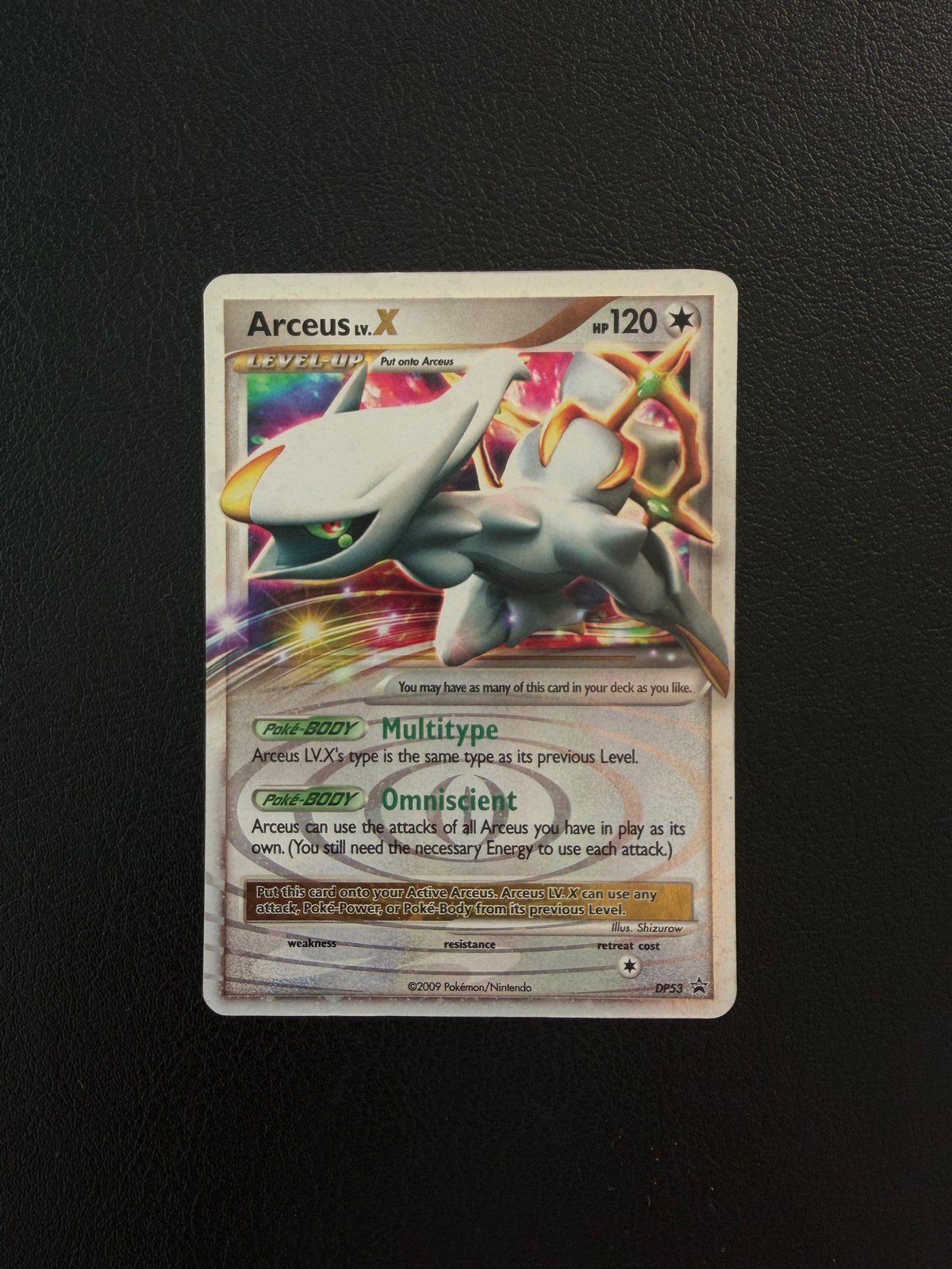 Arceus Lv.X (DP53) Diamond & Pearl Promo Pokémon Kaart, Hobby en Vrije tijd, Verzamelkaartspellen | Pokémon, Ophalen of Verzenden