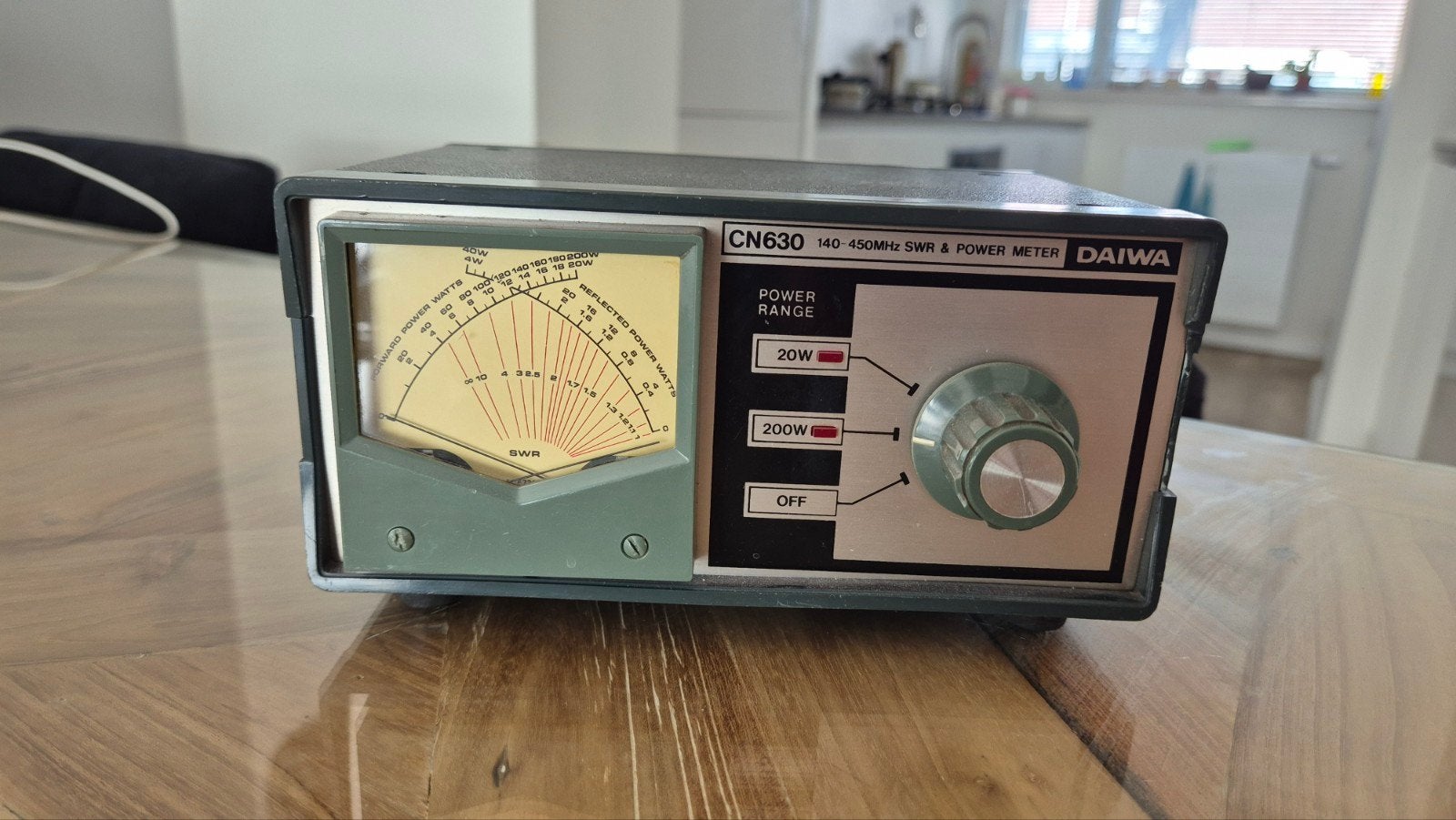 Daiwa CN630 SWR & Power Meter 140-450MHz, Ophalen
