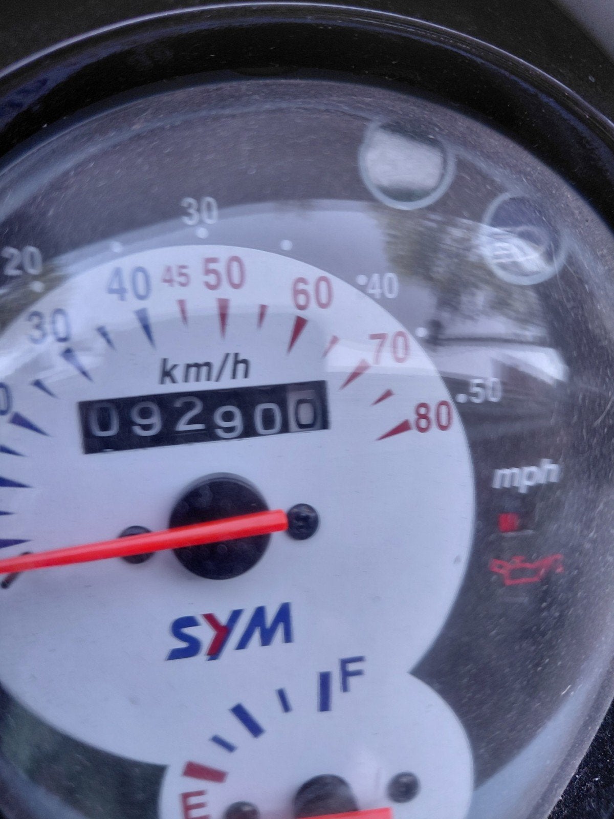 Sym snorscooter, zwart/wit, Fietsen en Brommers, Scooters | SYM, Ophalen, Gebruikt, Overige modellen, Benzine