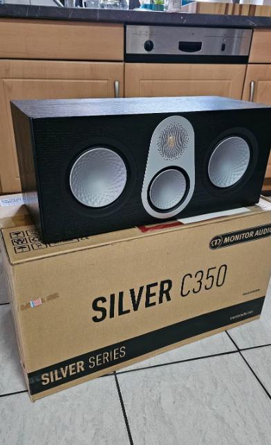 Monitor Audio Silver C350 6G Centerluidspreker Eiken zwart