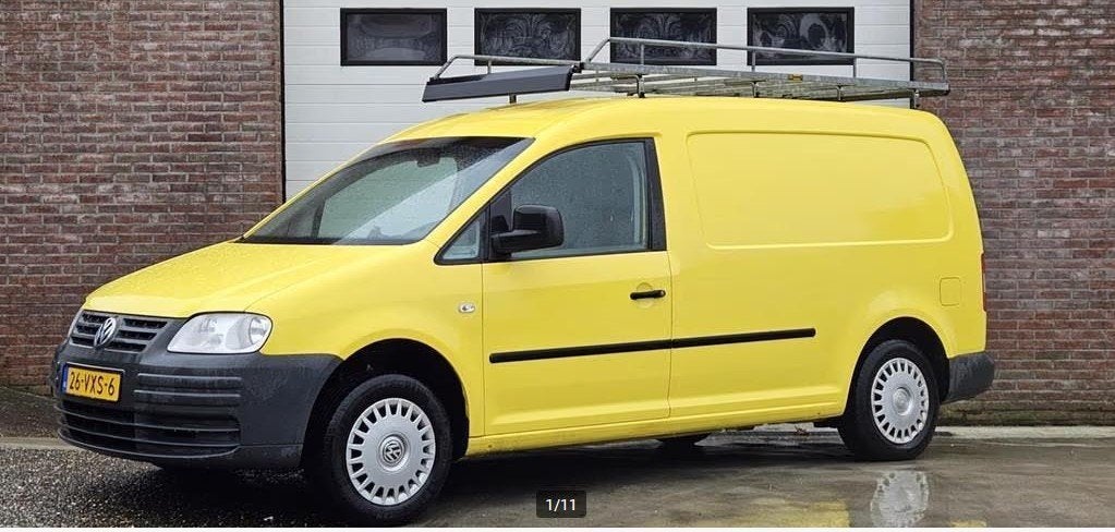 Volkswagen Caddy Maxi 1.9 TDI 77KW Bestel 2008, Auto's, Voorwielaandrijving, 4 cilinders, Volkswagen, Grijs