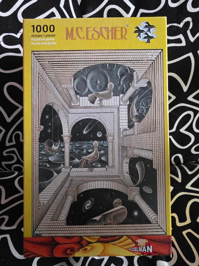 M.C. Escher Puzzel 1000 stukjes - Legpuzzel, Ophalen of Verzenden