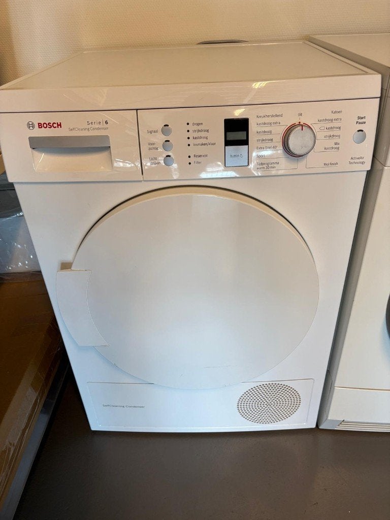 Gebruikte Bosch serie 6 warmtepompdroger, Ophalen, 6 tot 8 kg, Gebruikt, Overige typen
