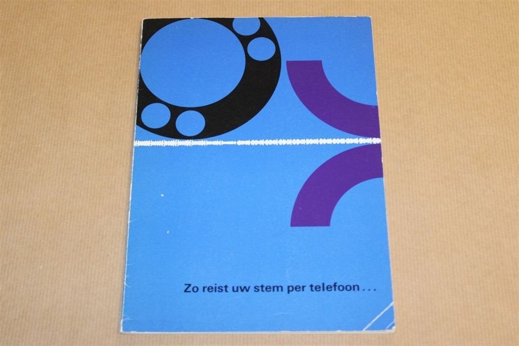 Zo reist uw stem per telefoon - Uitg. PTT Groningen 1970 !!, Ophalen of Verzenden, Zo goed als nieuw