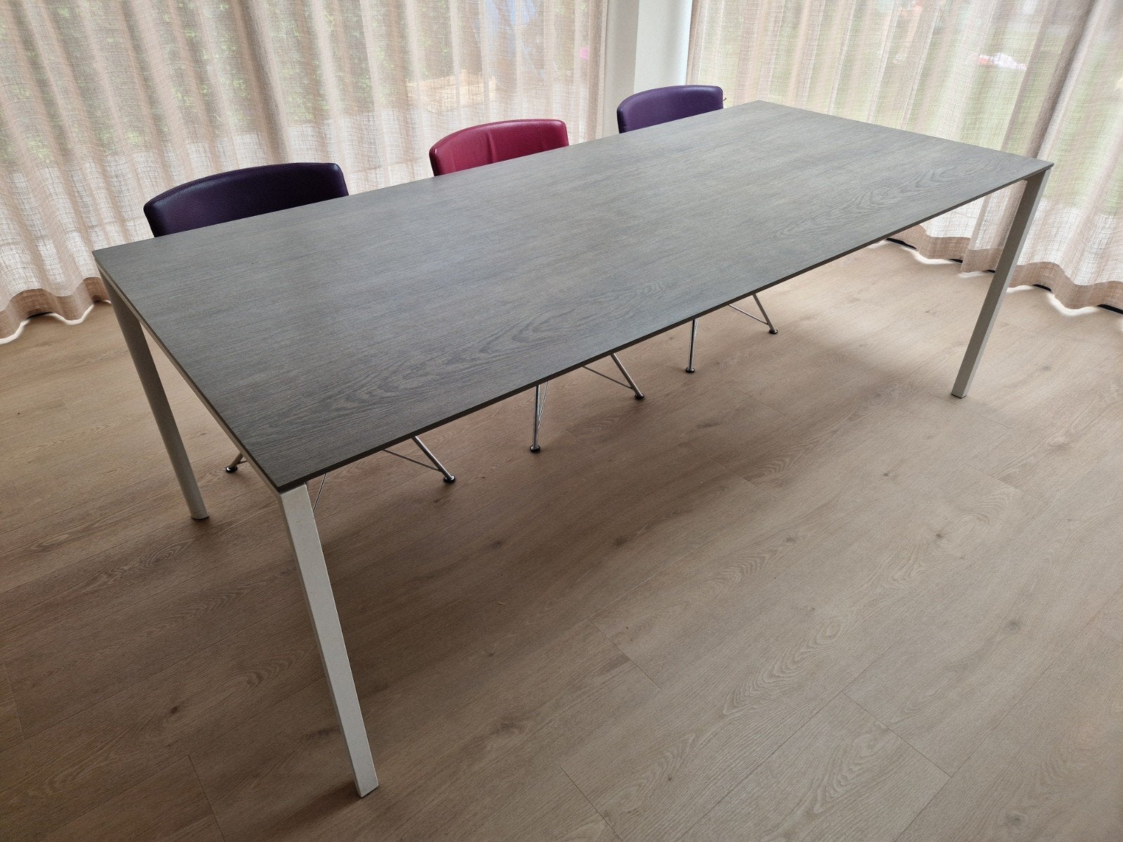 Moderne eetkamertafel Metaform 6-8pers - Fly keramisch blad, Ophalen, Overige materialen, Modern design, 100 tot 150 cm
