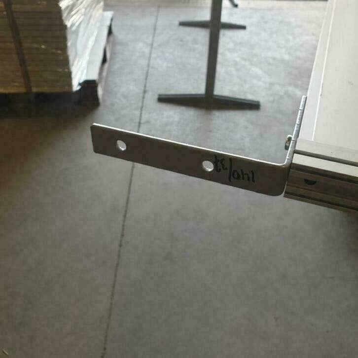 scheidingswand voor tussen bureau afmeting 140 / 160 x 37 cm, Ophalen, Zo goed als nieuw