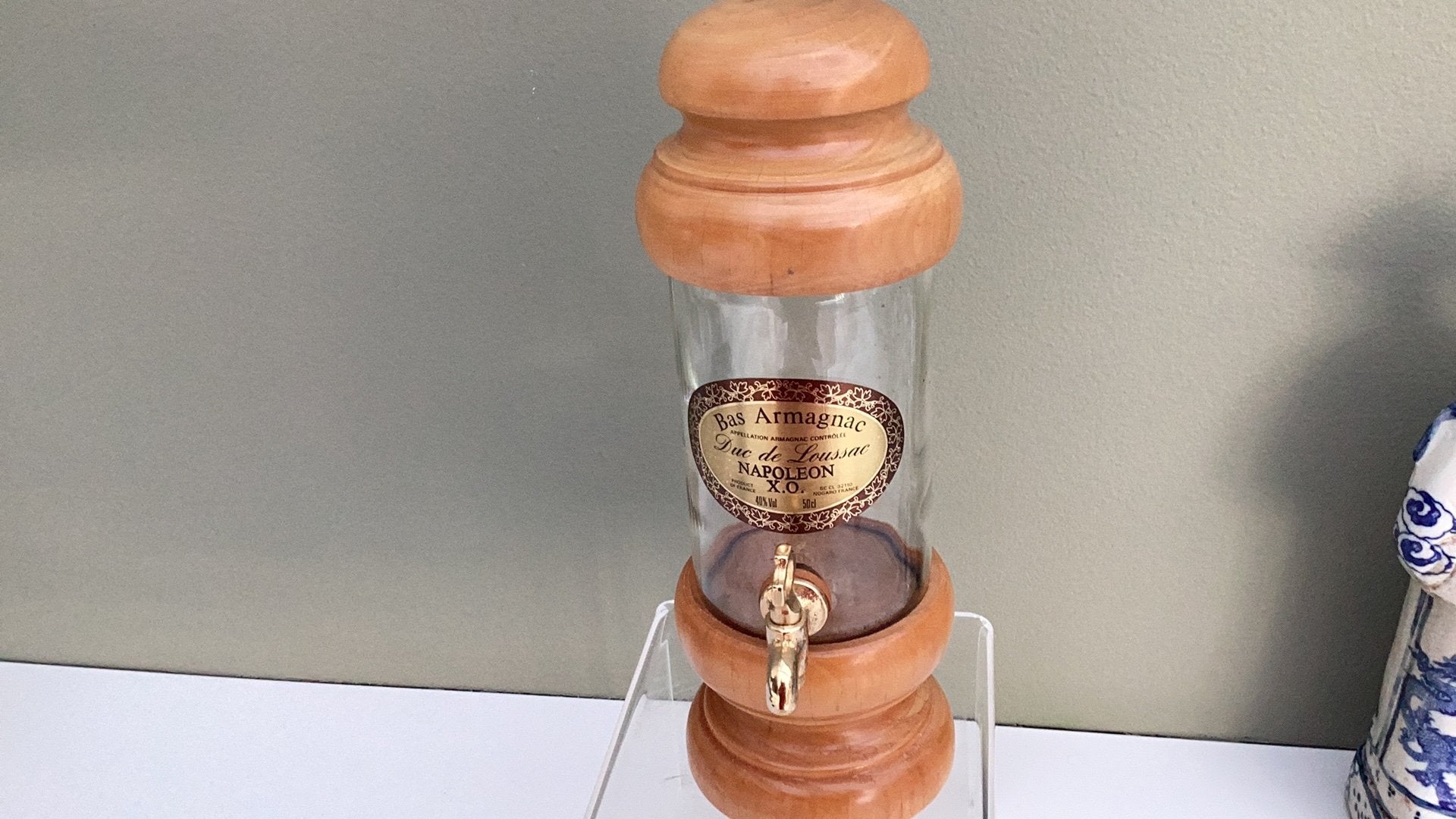 Vintage BAS Armagnac Napoleon X.O. Kruik, Verzenden, Gebruikt, Frankrijk, Champagne