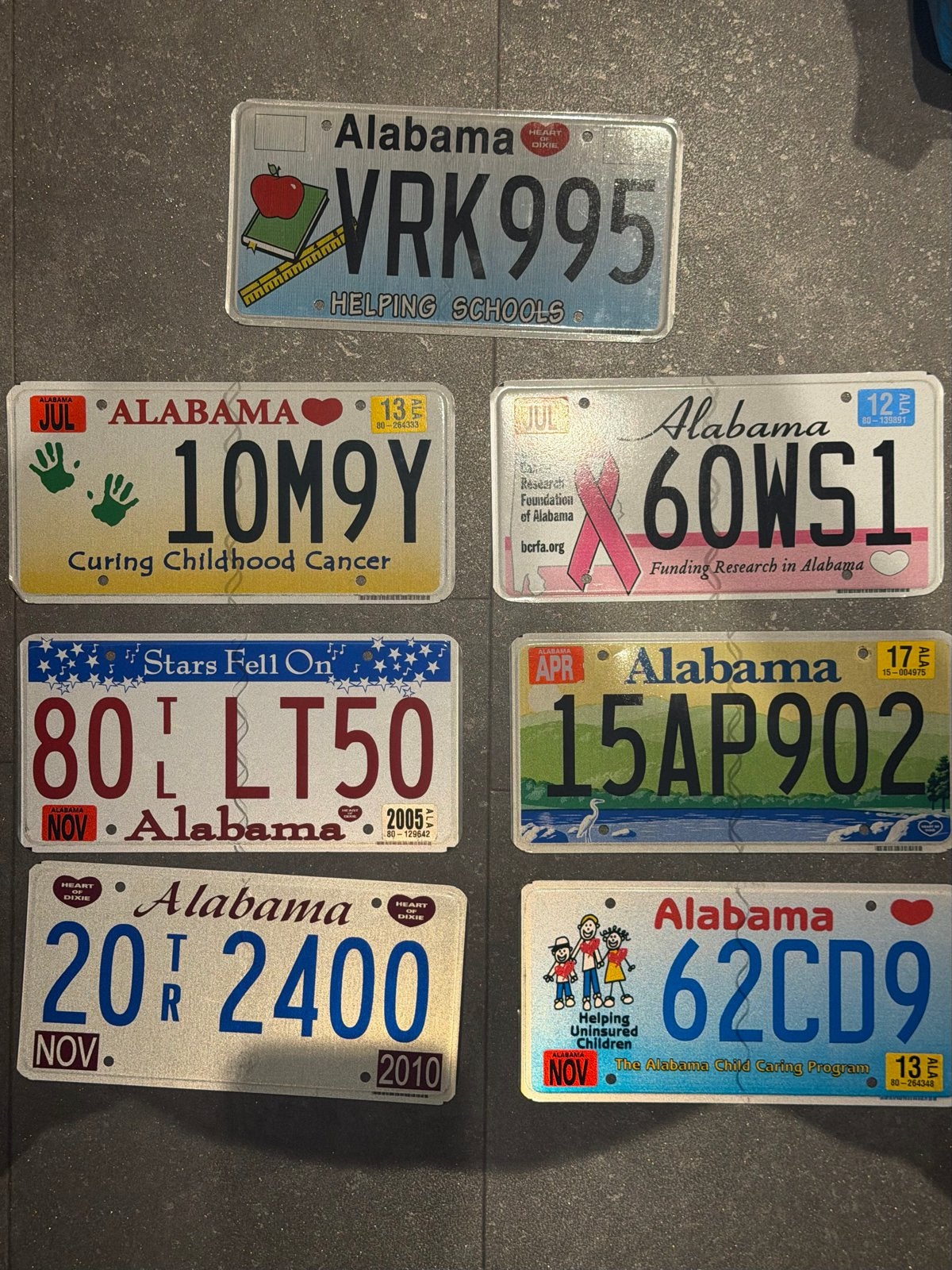 Amerikaanse kentekenplaten/nummerbord Alabama, Verzamelen, Ophalen of Verzenden, Gebruikt, Auto's