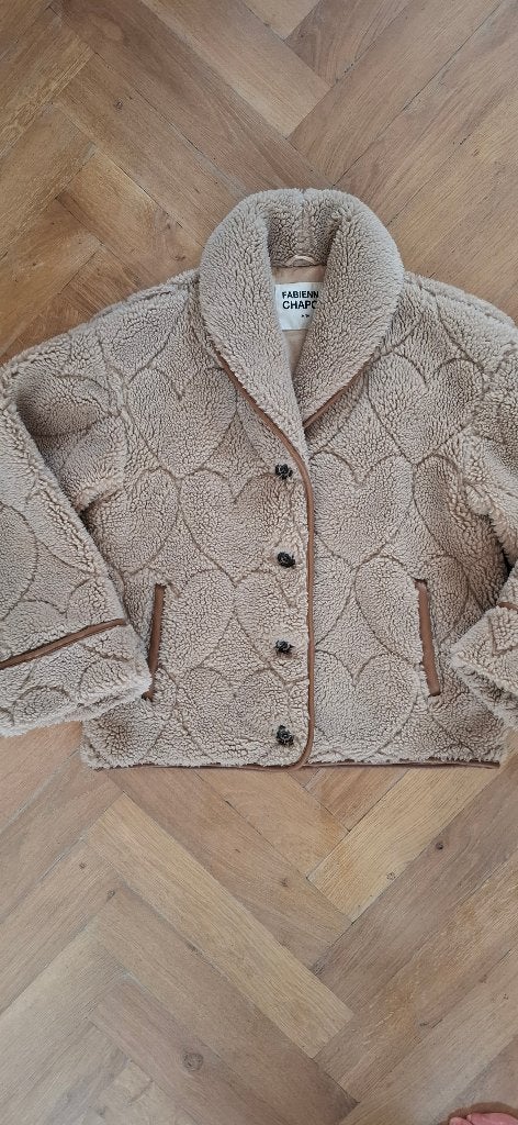 Fabienne chapot jas, Ophalen, Beige, Zo goed als nieuw, Fabienne Chapot