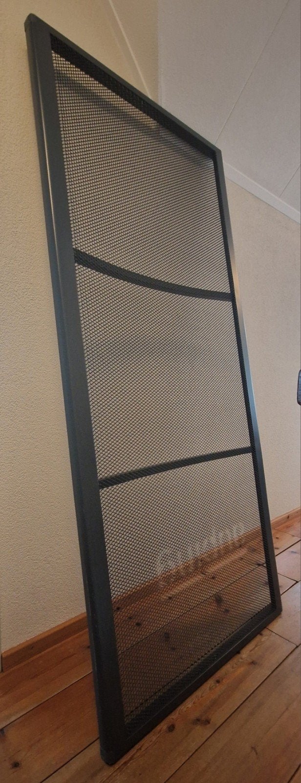 Ijzeren 1 persoons bed, Ophalen, 90 cm, Eenpersoons, Bruin