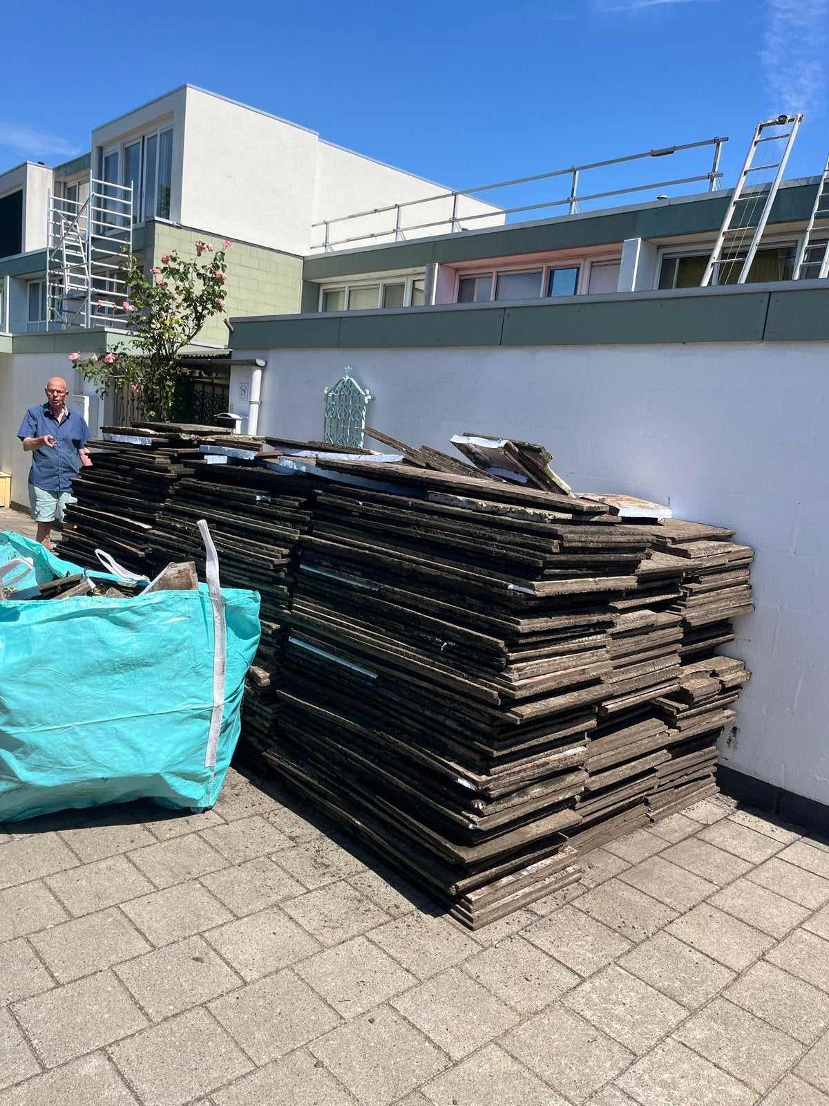 180m2 Roofmate isolatieplaten (hele platen en stukken), 4 tot 8 cm, Gebruikt, Hardschuim (Pir), 15 m² of meer