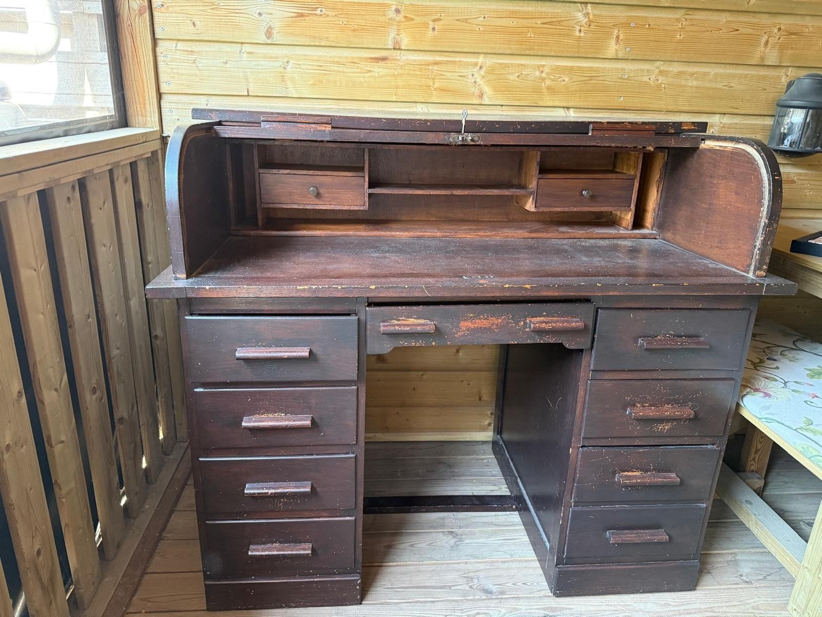 antiek bureau, Huis en Inrichting, Kasten | Secretaires, Ophalen, Gebruikt