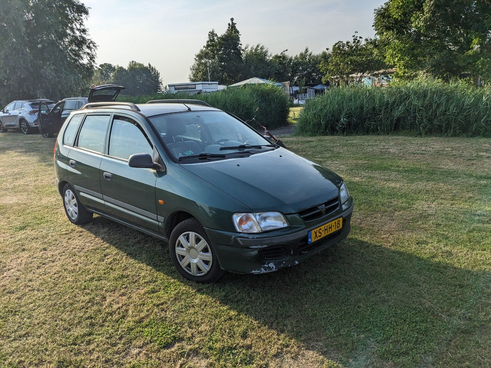 Mitsubishi Space Star 1.3 GLX 1999 Groen, Auto's, Voorwielaandrijving, 1299 cc, 15 km/l, Trekhaak
