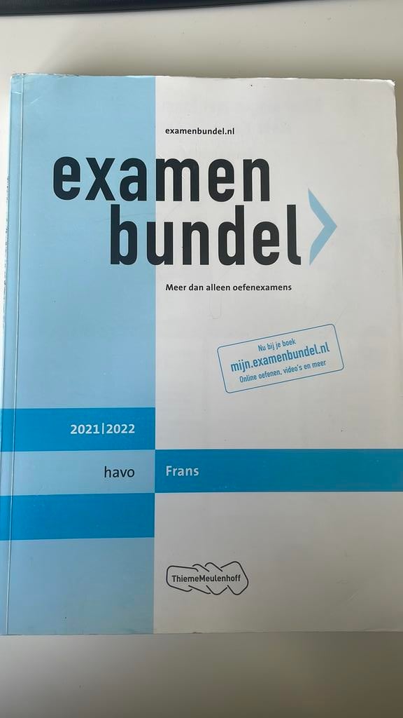 havo Frans 2021/2022, Boeken, Ophalen of Verzenden, Zo goed als nieuw, HAVO, Frans