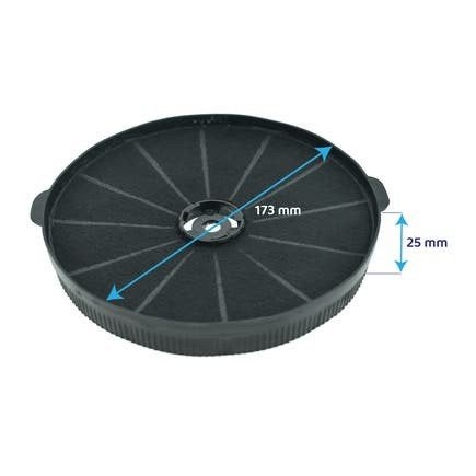 koolstoffilters 2 stuks Firegas CC170, 173 x 25 mm, Ophalen, Nieuw, Firegas