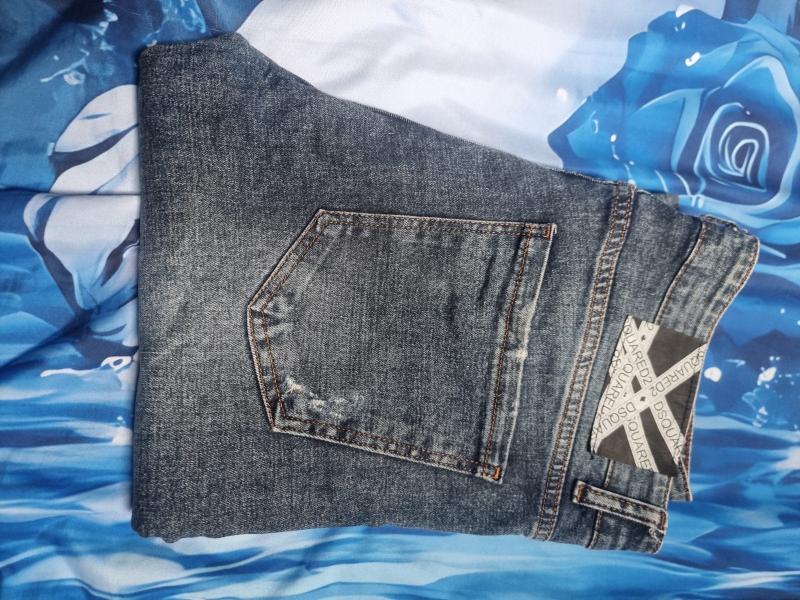 Dsquared2 Jeans W33 - Gedragen, Dsquared2, Blauw, Ophalen of Verzenden, W33 - W34 (confectie 48/50)