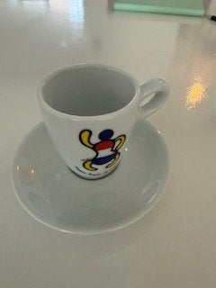 kop en schotel servies, gratis voor een grote reep chocolade, Ophalen, Nieuw, Overige stijlen, Kop(pen) en/of Schotel(s)