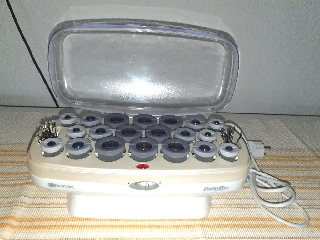 BaByliss Ceramic krulset compleet 20 stuks met clips, Ophalen of Verzenden, Gebruikt, Overige typen