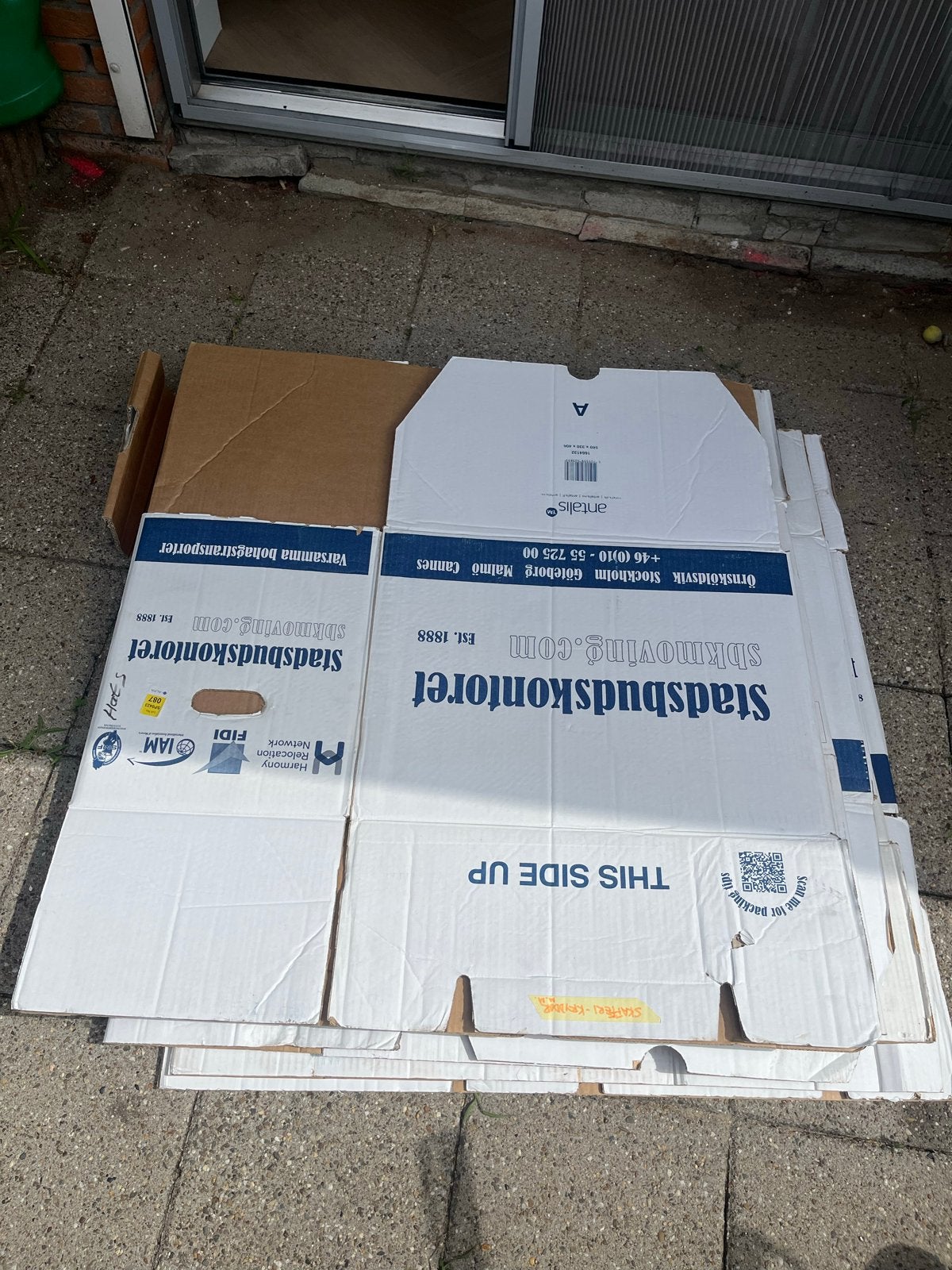 7 professionele verhuisdozen, Doe-het-zelf en Verbouw, Kratten en Dozen, Ophalen, Doos, 50 tot 75 cm, Minder dan 40 cm