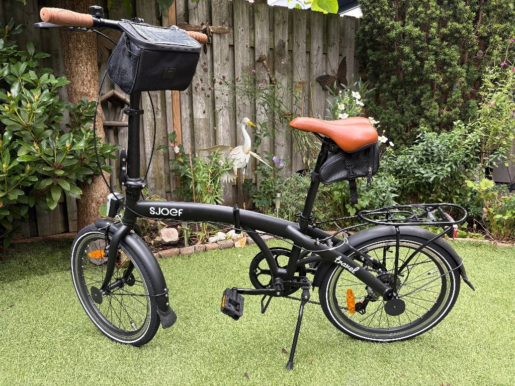 Vouwfiets, Fietsen en Brommers, Fietsen | Vouwfietsen, 16 tot 18 inch, Versnellingen, Zo goed als nieuw, Totaal opvouwbaar