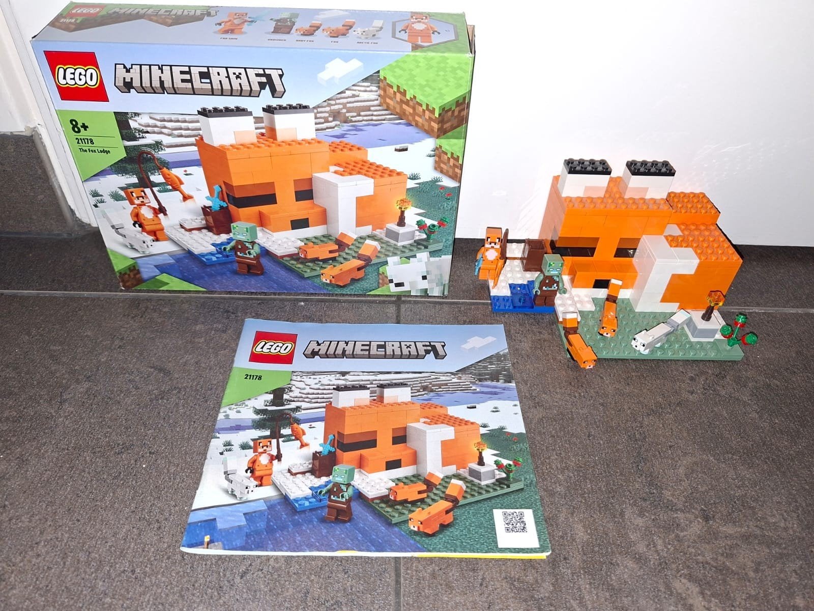 Lego Minecraft 21178 "The Fox Lodge", Minecraft, Lego, Ophalen of Verzenden, Zo goed als nieuw