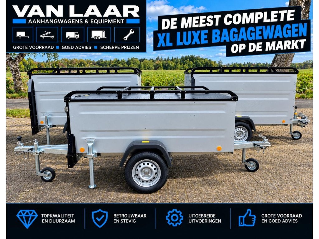 NIEUW Bockmann Luxe complete XL Bagagewagen., Niet ingevuld, Nieuw, Niet ingevuld, Niet ingevuld