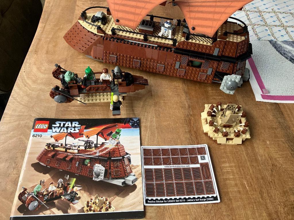 Lego 6210 - StarWars Jabba's Sail Barge +  Bib Fortuna, Kinderen en Baby's, Speelgoed | Duplo en Lego, Zo goed als nieuw, Lego