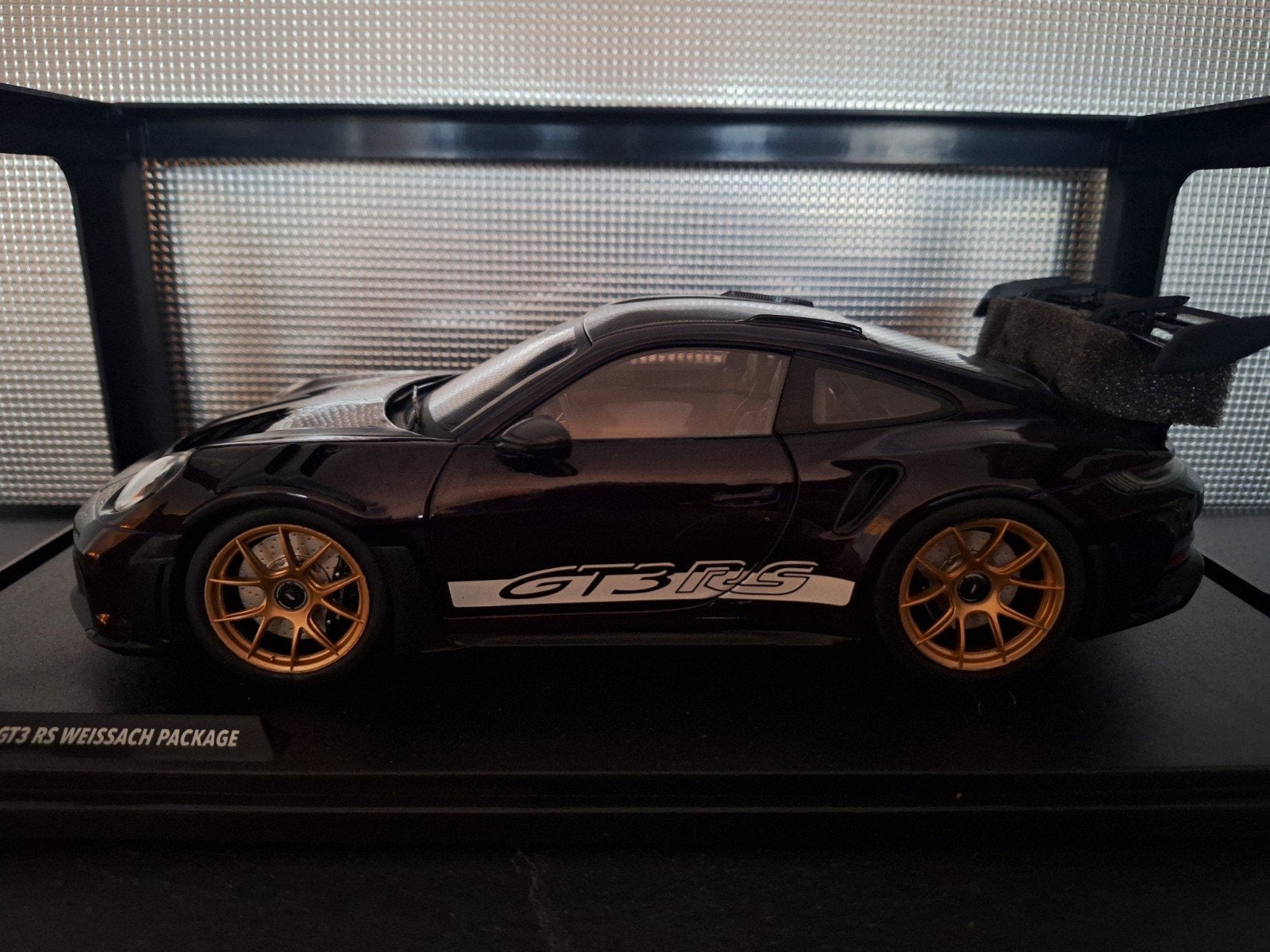 Porsche 911 (992) GT3 Weissach 24 Paars Schaal 1:18, Solido, Auto, Solido, Nieuw