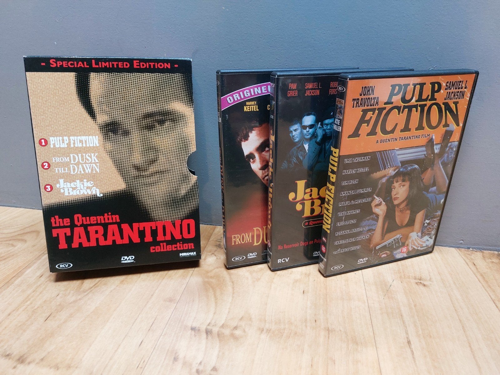 The Quentin Tarantino Collection (3 DVD) Special Edition, Vanaf 16 jaar, Ophalen of Verzenden, Zo goed als nieuw