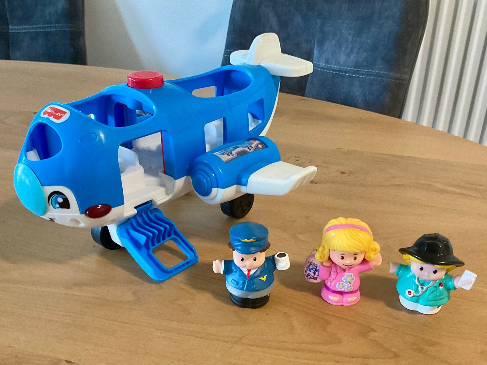 Little People vliegtuig met licht en geluid, Ophalen, Gebruikt, Auto of Voertuig, Met licht