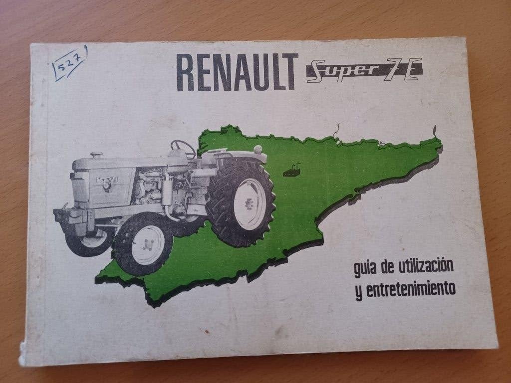 Bedieningshandleiding Renault Super 7E, Ophalen of Verzenden, Gelezen, Tractor en Landbouw