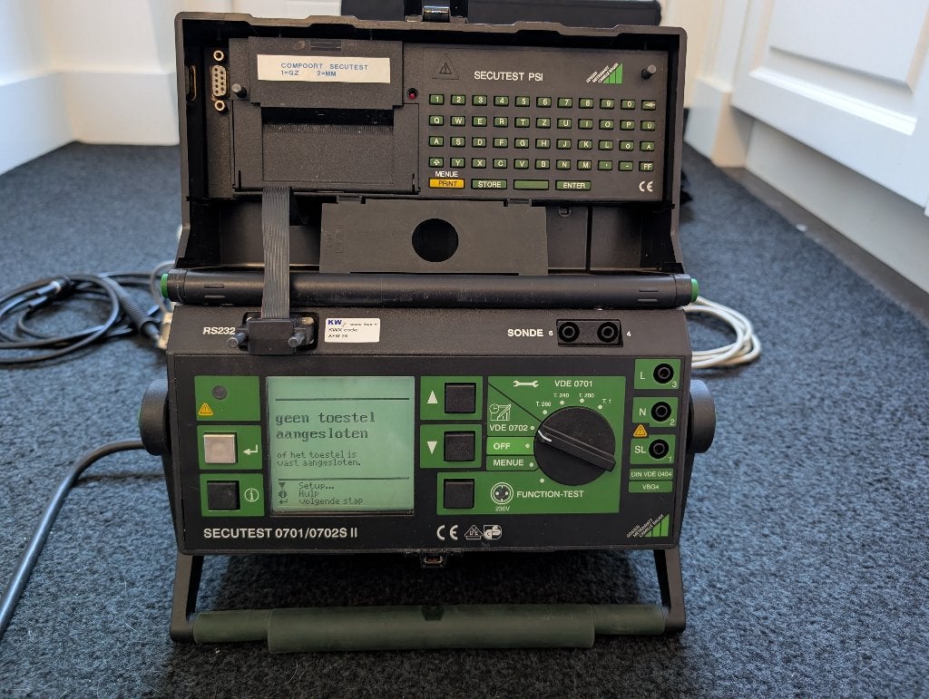Gossen Metrawatt Secutest 0701/0702S II NEN3140 Tester, Doe-het-zelf en Verbouw, Meetapparatuur, Ophalen of Verzenden, Gebruikt