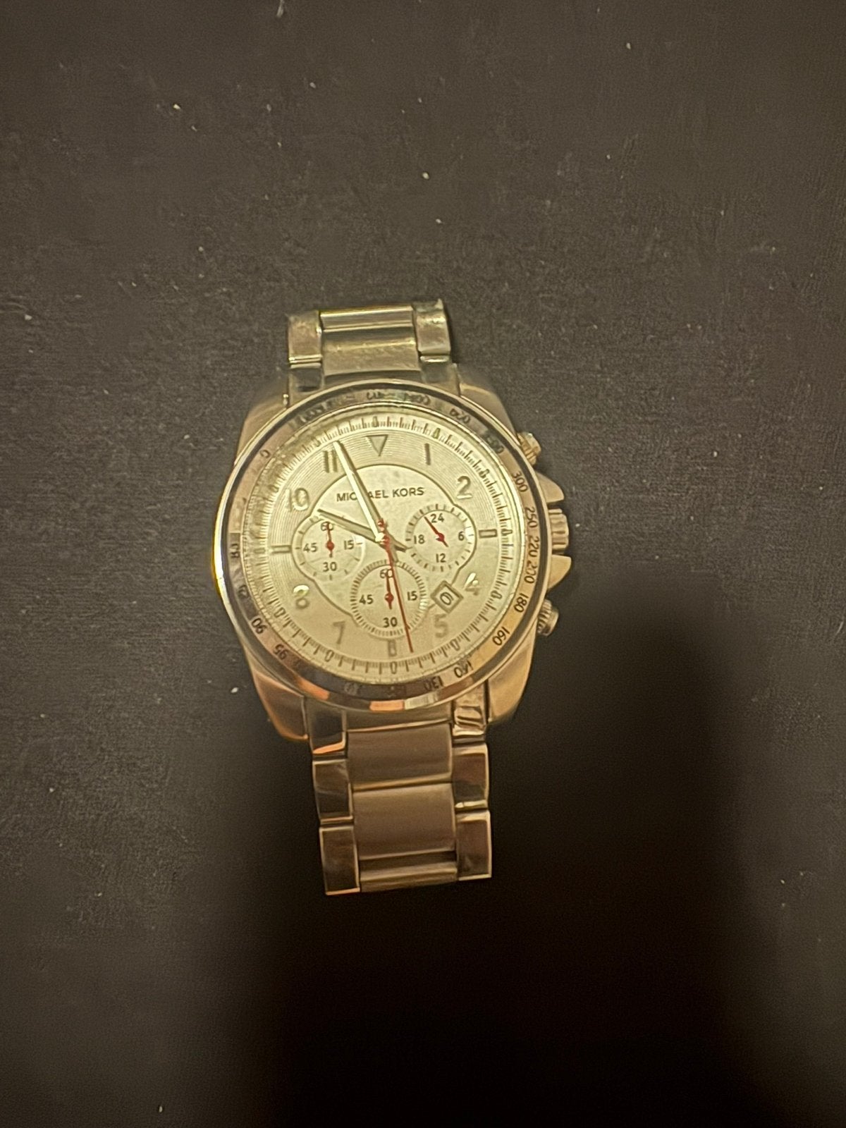 Michael Kors heren horloge, Sieraden, Tassen en Uiterlijk, Ophalen of Verzenden, Zo goed als nieuw, Staal, Overige merken