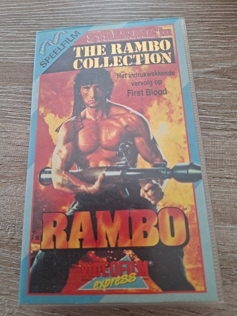 Rambo VHS videoband, Nederlands ondertiteld, Engels, Alle leeftijden, Overige genres