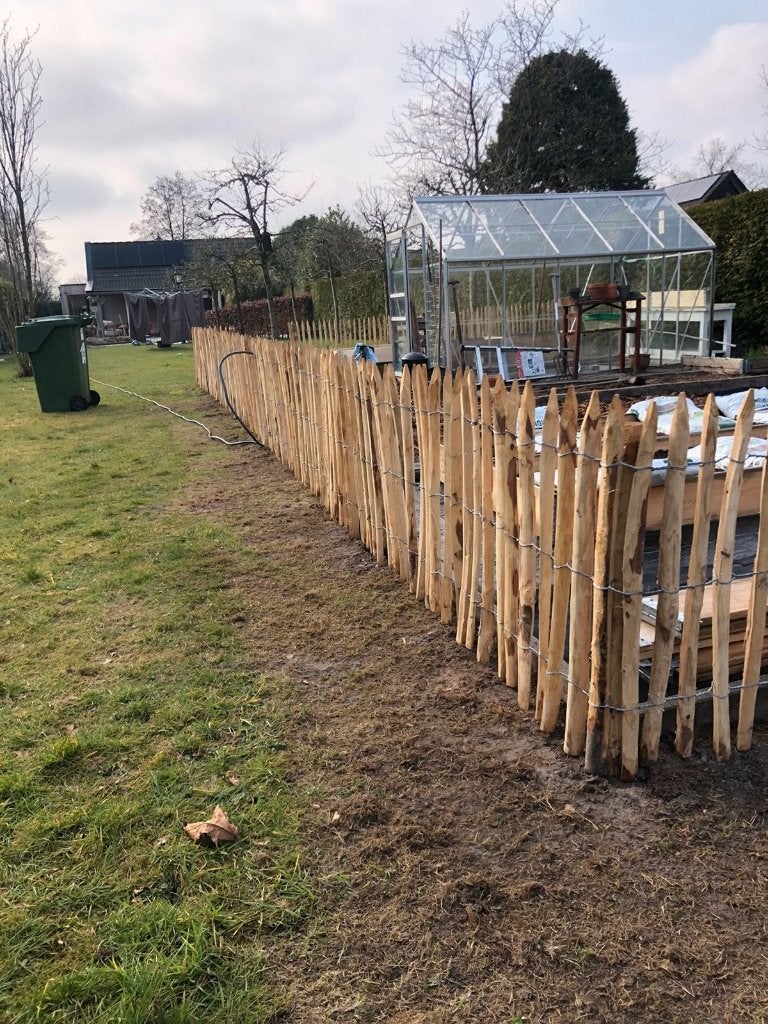 kastanje houten Schapenhekken Met palen en poorten op maat, Ophalen, Met poort, Nieuw, Tuinhek