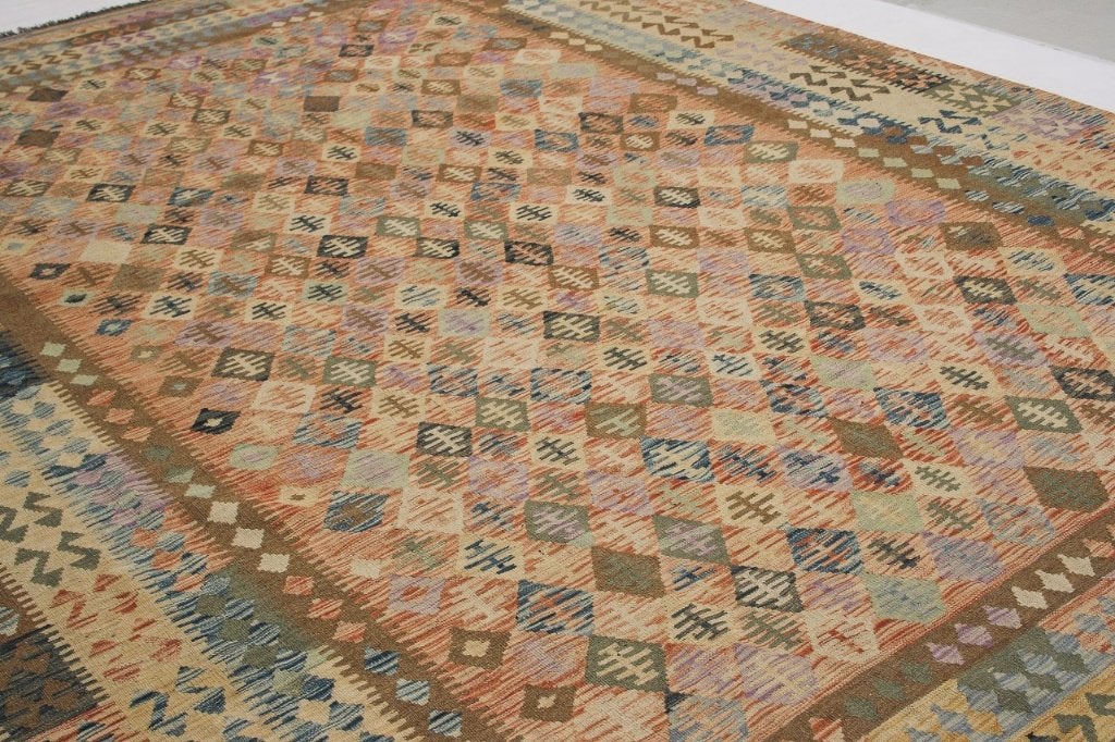 Perzisch tapijt kelim 352x248/wandkleed/Oosterse/Kilim/Loper, Ophalen, Www.simatapijten.nl, 200 cm of meer, Info@simatapijten.nl