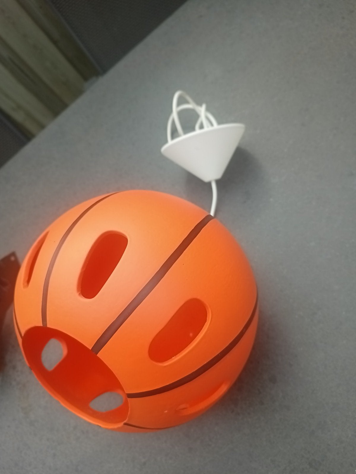 Basketbal lamp - Plafondlamp kinderkamer, Ophalen, Kunststof, Gebruikt, Modern, Speels