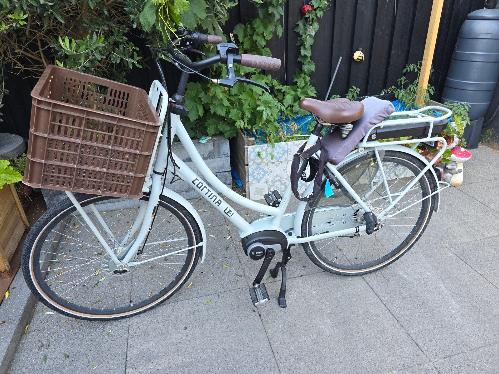 Cortina E-U4 transport smooth grey matt, 55 tot 59 cm, Ophalen, Zo goed als nieuw