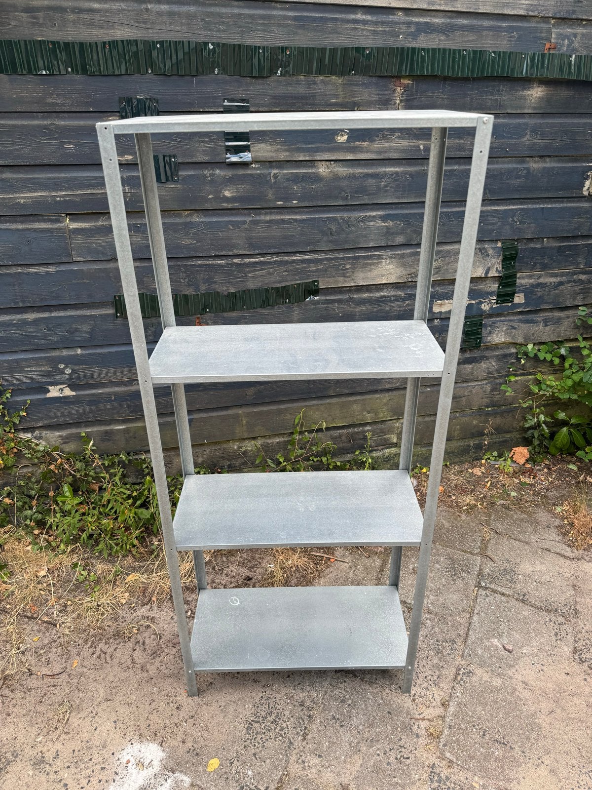 Metalen rek met 4 planken, Ophalen, Gebruikt
