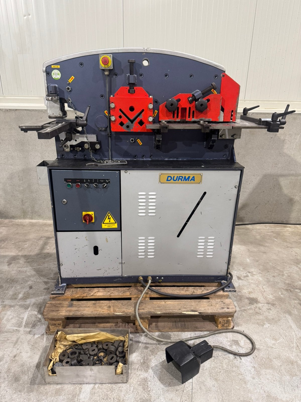 Durma IW 45 pons- knipmachine, Ophalen, Gebruikt