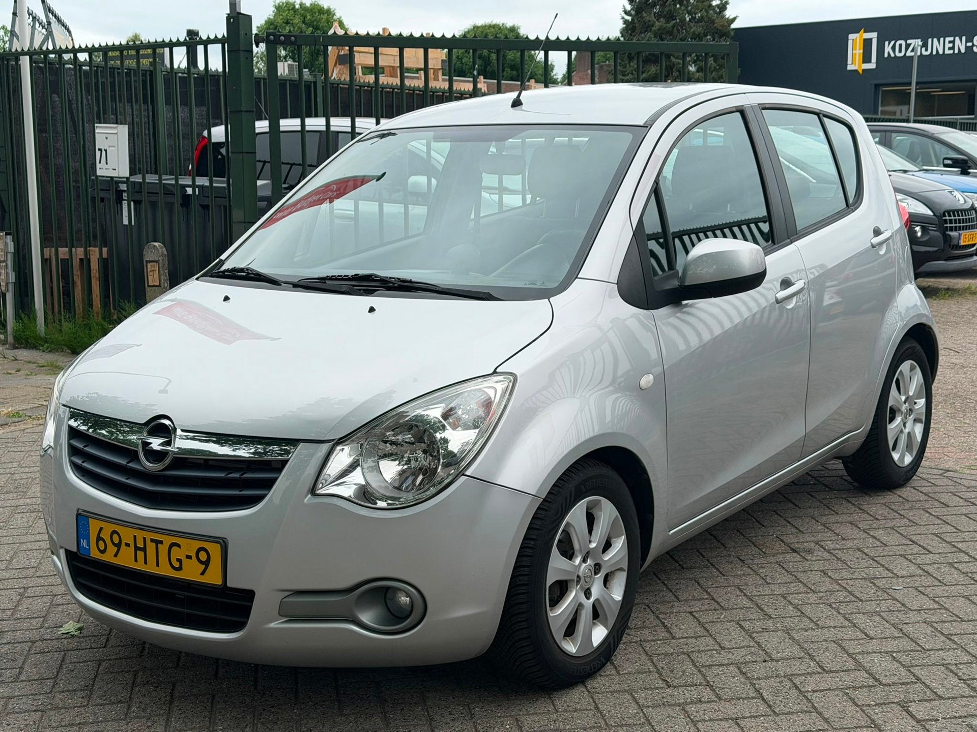 Opel Agila 1.2 Enjoy Automaat trekhaak airco elektrische ram, Auto's, 86 pk, 4 cilinders, Origineel Nederlands, Bedrijf
