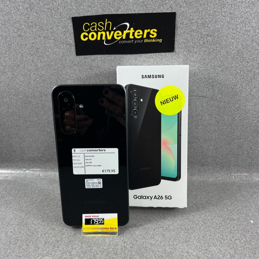 Samsung Galaxy A26 5G | 256GB | nieuw in doos | 409991, Gebruikt, Zwart, Touchscreen, Ophalen of Verzenden