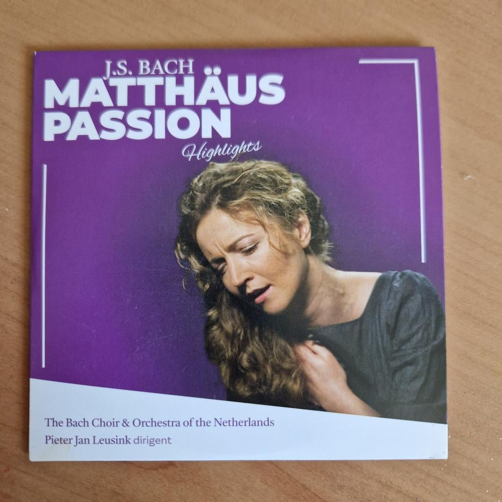 J.S. Bach Matthäus Passion Highlights CD, Cd's en Dvd's, Cd's | Klassiek, Nieuw in verpakking, Vocaal, Barok, Ophalen