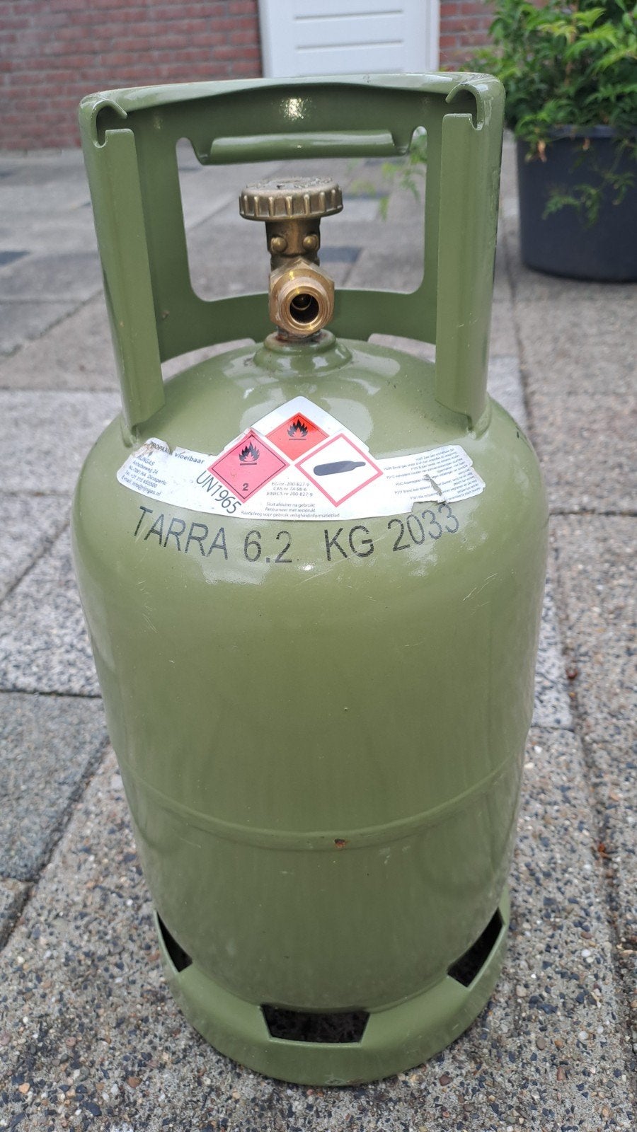 Gasfles 5kg (2033), Caravans en Kamperen, Kampeeraccessoires, Ophalen, Gebruikt