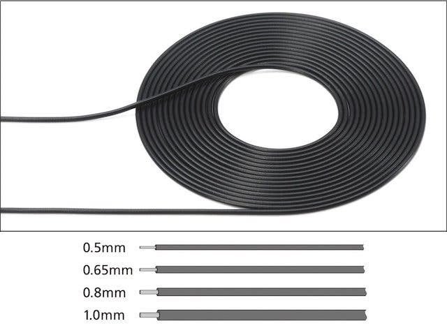 Tamiya black Cable 12675 12676 12677 12678   200 cm, Verzenden, Nieuw, Groter dan 1:32
